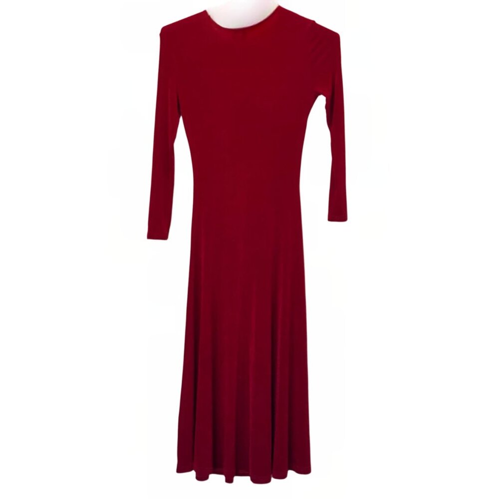 Women Red Dress Size M - Picture 3 of 4